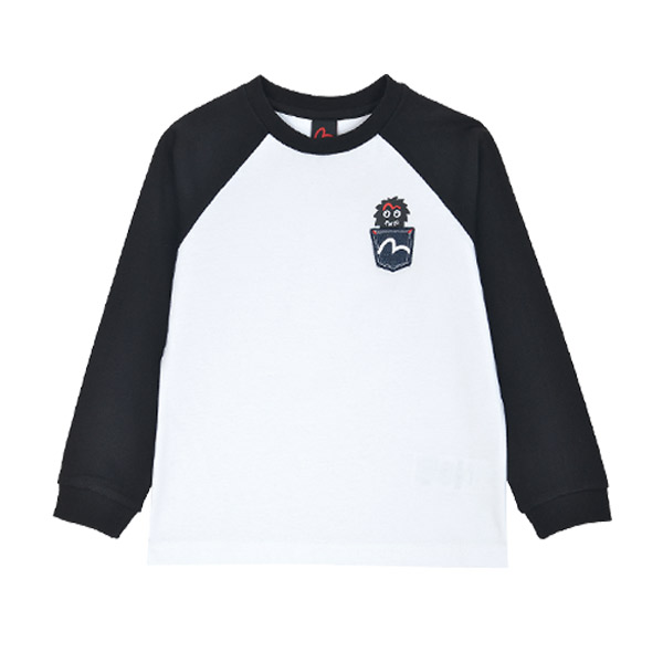30% OFF [Spring New Arrival]儿童_Wappen Yellow Color Raglan T恤衫_ES1KTS705_WH