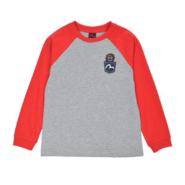 30% OFF [New Spring]儿童_Wappen Yellow Color Raglan T恤衫_ES1KTS705_MG