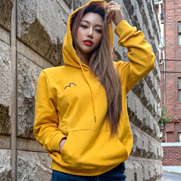 企划 EVISU Hills Logo Basic Hood T恤衫_ET5UTS911_YE