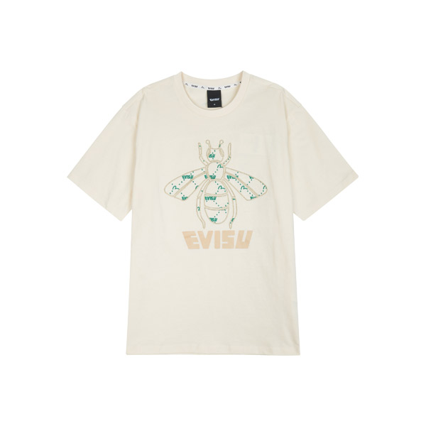 Bee Embroidery 长短袖T恤衫_EU2UTS702_IV
