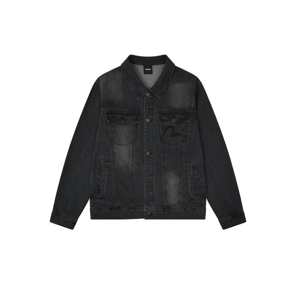 网布 Big Hills 常规版型牛仔色外套_EX5MJJ713_GR