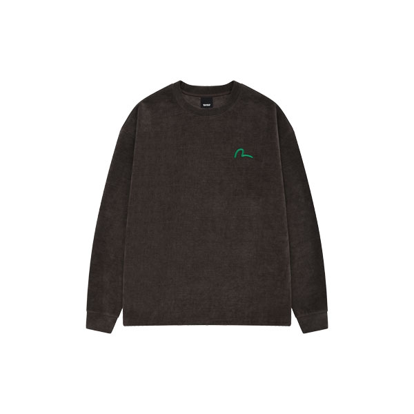 灯芯绒下摆T恤_EX4UTS901_BR