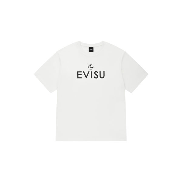 英文宽松款短袖T恤衫_EY2UTS902_WH