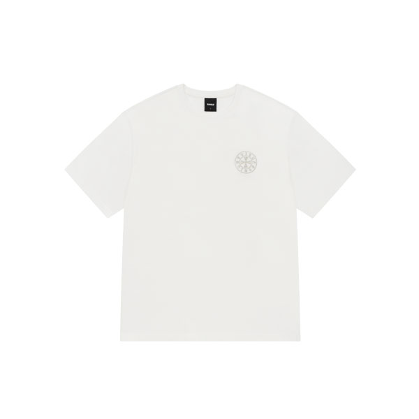 背面刺绣 T 恤_EY2UTS918_WH