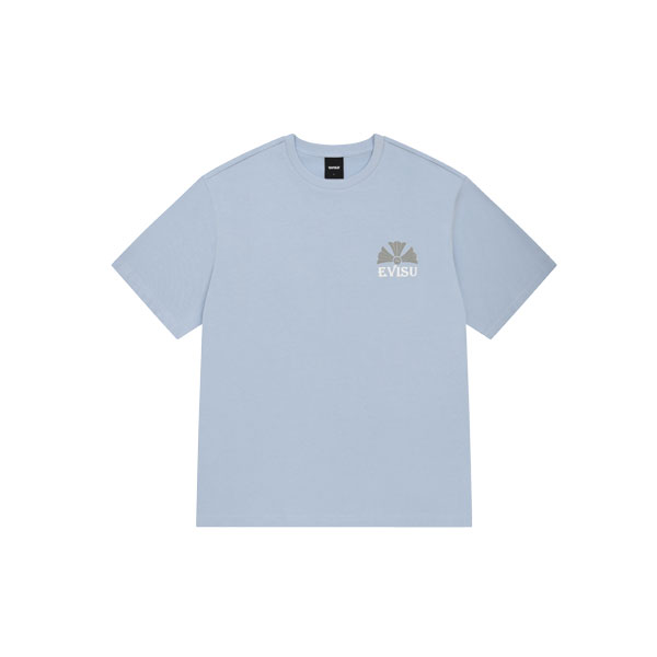 改良版佩斯利花纹短袖T恤_EY2UTS927_LB