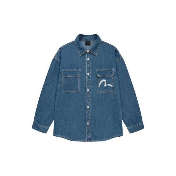 Pocket Hills 牛仔色衬衫_EY5MSH901_MD