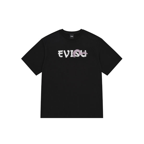 英式笔触短袖T恤衫_EY2UTS920_BK