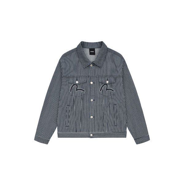 条纹半宽松裙子_EY5MJJ902_NA