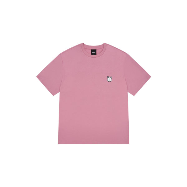 泡泡字小熊短袖T恤_EY2UTS935_PK