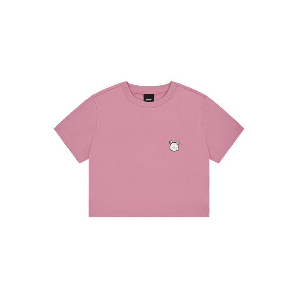 泡泡字熊短袖七分裤T恤_EY2FTS951_PK